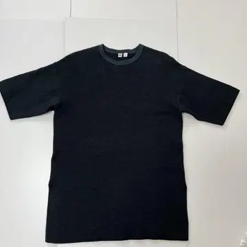 유니클로 UNIQLO U 썸머 니트 티셔츠 네이비 여성용 니트