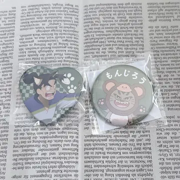 닌자 타마 캔뱃지 2개