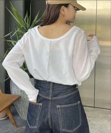 차오패닉 티피 새상품 시어 스무스 컬러 멜로우 티셔츠