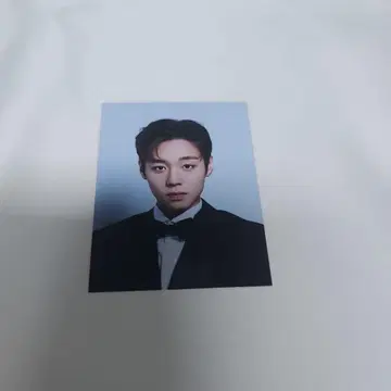 박지훈 한국 팬미팅 증명 사진