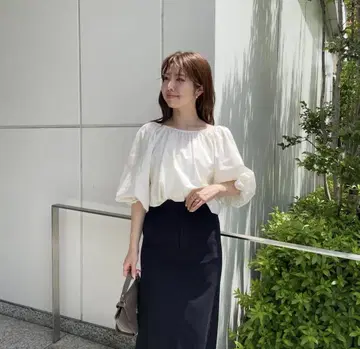 FINEMOVE 2WAY 개더 블라우스 [안피로]