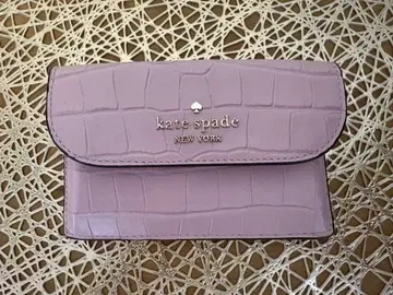 kate spade New York 천연 가죽 카드 홀더 동전 지갑