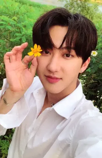 StrayKids NOEASY Changbin 트레이딩 카드 꽃