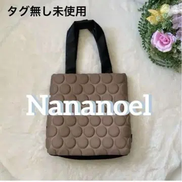 나나노엘 Nananoel 토트백 도트 네오프렌 엠보싱 엠보싱