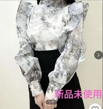 토와르 주이 오간 시스루 블라우스