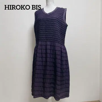 히로코비스 슬리브리스 원피스 V넥 빅 사이즈 셔링