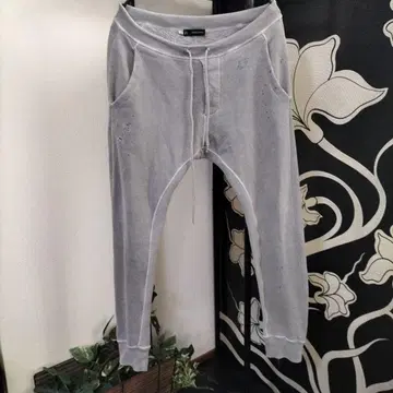 DSQUARED2 그레이 조거 팬츠 빈티지 가공 XS