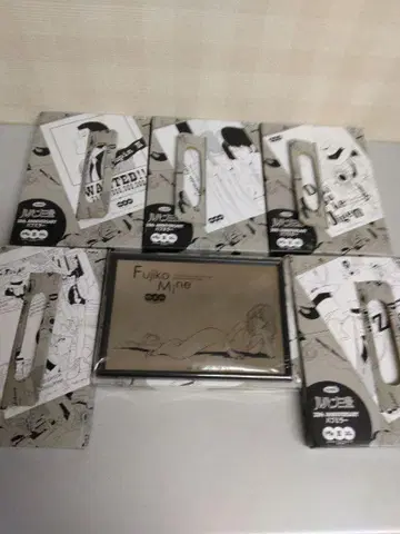 루팡 3세 30주년 펍 거울 전 6종 세트 미사용 새상품