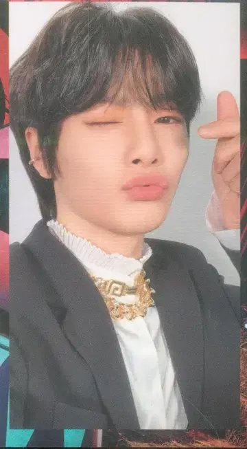 StrayKids Circus I.N 트레이딩 카드 검은색 테두리