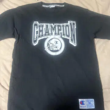챔피온 블랙 티셔츠 XL