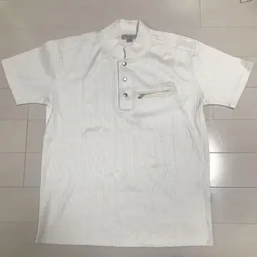 MEN'S TENORAS 화이트 반팔 셔츠 L
