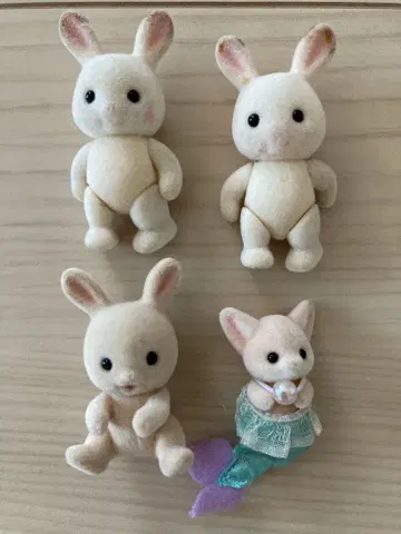 실바니안 패밀리 토끼 인형 4종 세트
