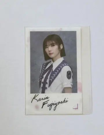 사쿠라자카46 후지요시 카린 랜덤 클리어 스티커