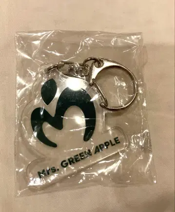 M's GREEN APPLE 키링 미세스 키 그린 애플