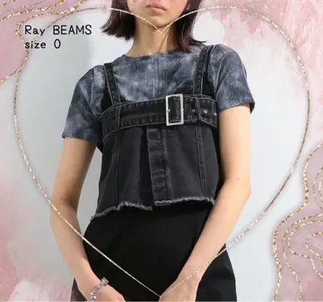 Ray 빔즈 데님 뷔스티에