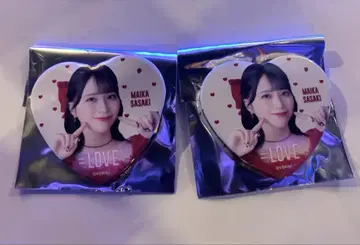 =LOVE 이코러브 사사키 마이카 토쿠베츄 캔뱃지 2개 세트