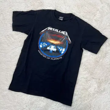 METALLICA 메탈리카 밴딩 티셔츠 L 블랙 밴 티셔츠