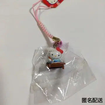 지역 한정 키티 헬로키티 스트랩 교토 한정판 서예 넙치