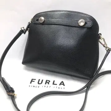 FURLA 훌라 숄더 백 하이퍼 미니 S 블랙 가죽