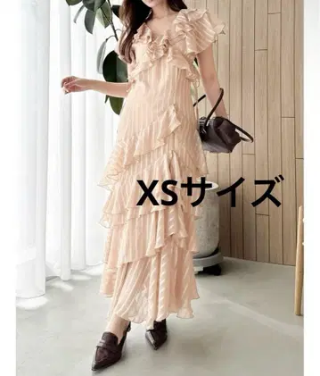 dazzlin 바리에 플루이드 원피스 오렌지 XS 사이즈
