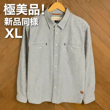 Foxfire 긴팔 셔츠 체크 무늬 XL 새상품급