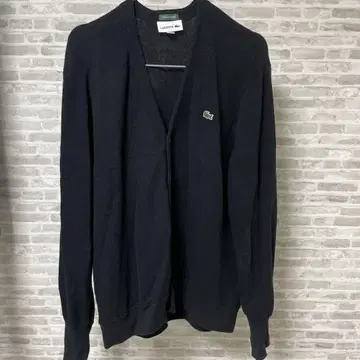 라코스테 블랙 가디건