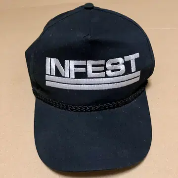 INFEST 자수 로고 캡 하드코어 spazz