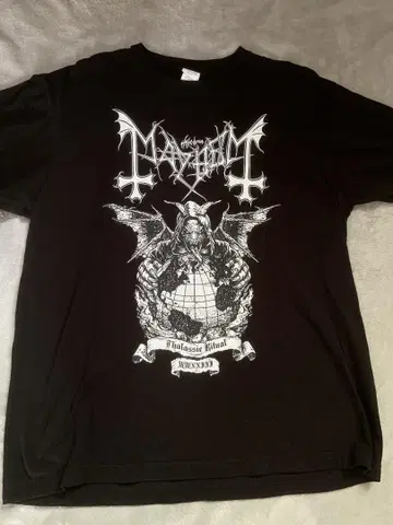 Mayhem MAXIMUM Thalassic Ritual 티셔츠 XL