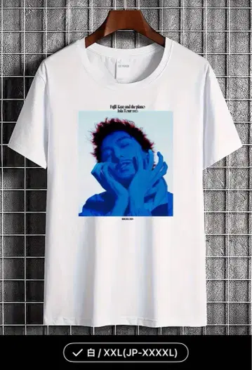후지이 카제 그래픽 티셔츠 2XL