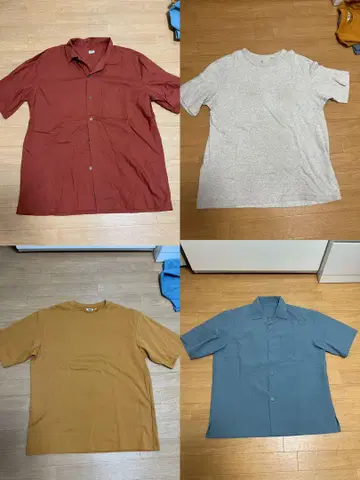 지유 유니클로 L~XL 여름 상의 거의 새상품