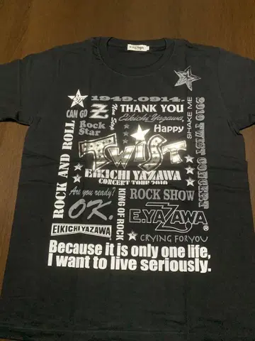 야자와 에이요시 TWIST TOUR 2010 스케줄 티셔츠
