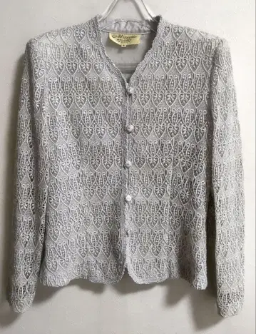 Mireille BRUNEL PARIS 전체 레이스 자켓 M 멋지다