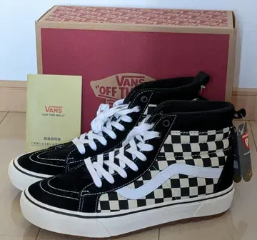 새상품 VANS Sk8-Hi Mte-1 스케이트 하이 체커 27.0cm