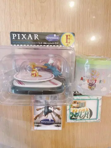 PIXAR 장면 피규어 '레미의 맛있는 레스토랑' 4종 세트