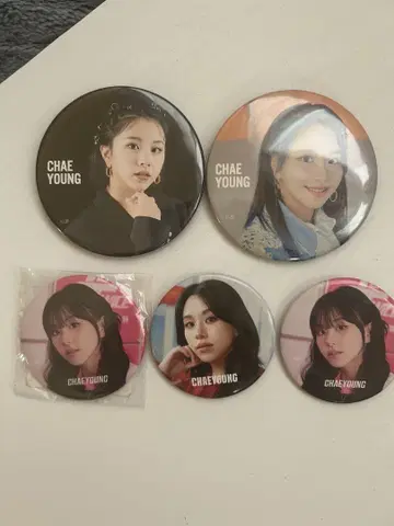 twice CHAE YOUNG 캔뱃지 5개 세트