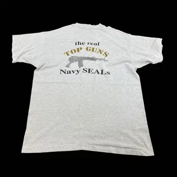 90s NAVYSEAL USA제 프룻 오브 더 룸 싱글 스티치 군용