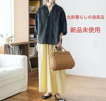 북유럽 생활용품점 * 미사용 새상품 린넨 블라우스