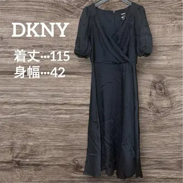 DKNY 다크 블루 랩 스타일 원피스 US 10 예쁜