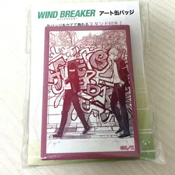 WIND BREAKER 윈브레 카지 렌 벚꽃 하야 아트 캔뱃지