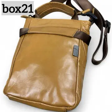 box21 숄더백 카멜 계열 숄더백 사선 가방