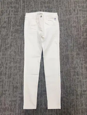 까스텔바작 화이트 슬림 핏 데님