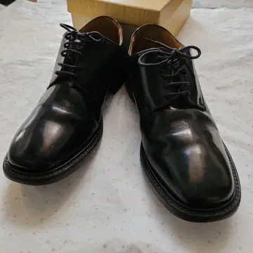 REGAL 블랙 가죽 드레스 신발