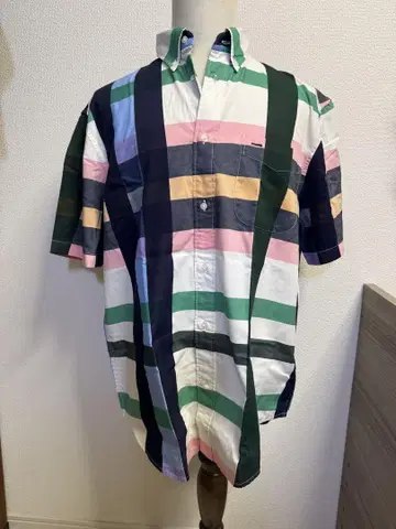 타미힐피거 POP CHECK SHIRT M