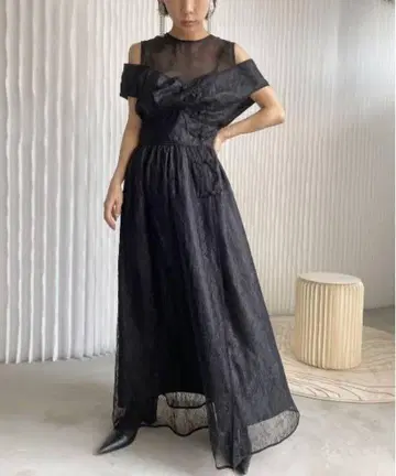LACE KUNG FU DRESS 블랙 M 사이즈
