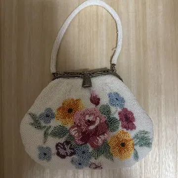 꽃무늬 비즈 자수 기모노 가방 빈티지 백