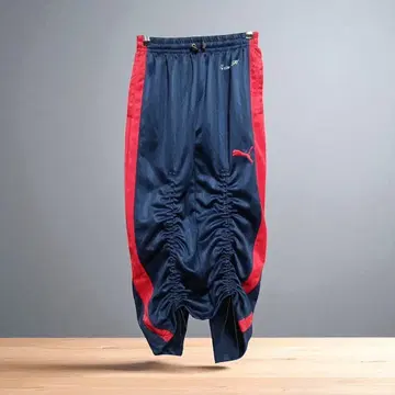 Puma 네이비/레드 개더 스커트! 리메이크 스커트!