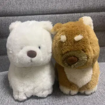 아키타견 시바견 봉제 인형 레트로 요시마루와 친한 메이트 세트 개