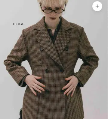 THE TOE BUCKINGHAM JACKET 자켓 브라운 체크