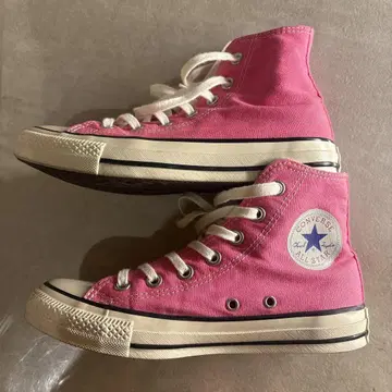 컨버스 올스타 핑크 하이컷 스니커즈 24cm