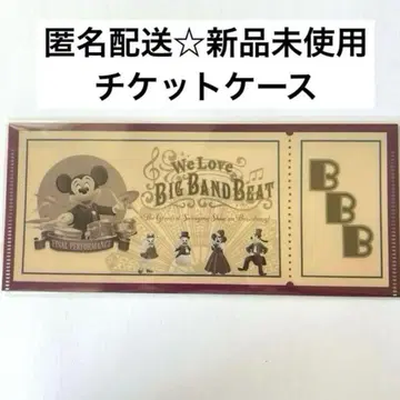 완판 티켓 케이스 빅 밴드 비트 디즈니 씨 미키 드럼